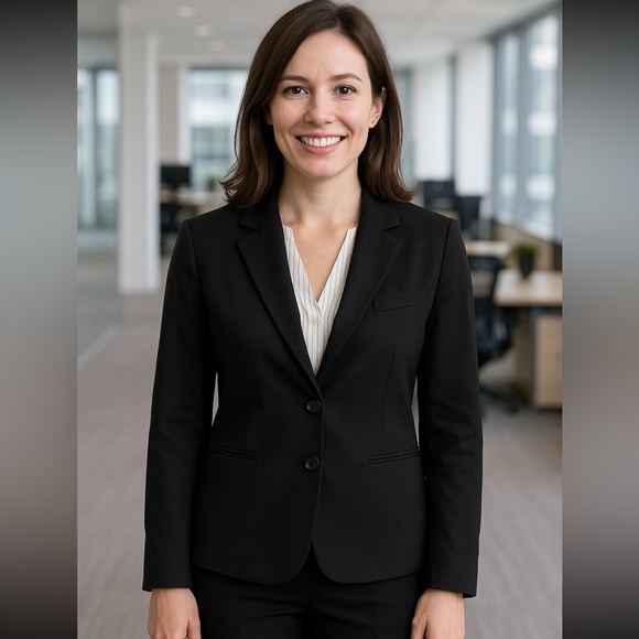 Tahari Arthur S. Levine Women’s Black Blazer Size 8 - Business Attire Interview - Picture 1 of 3